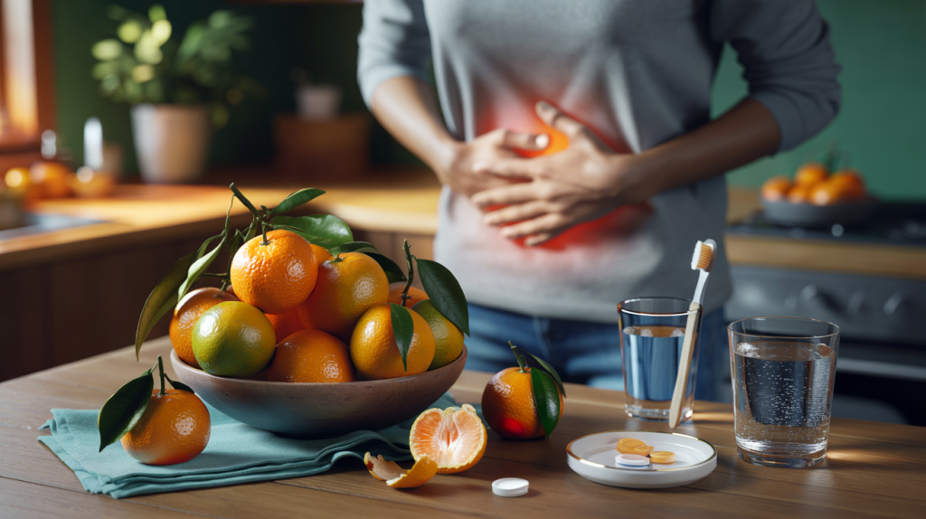 Troppi mandarini effetti collaterali