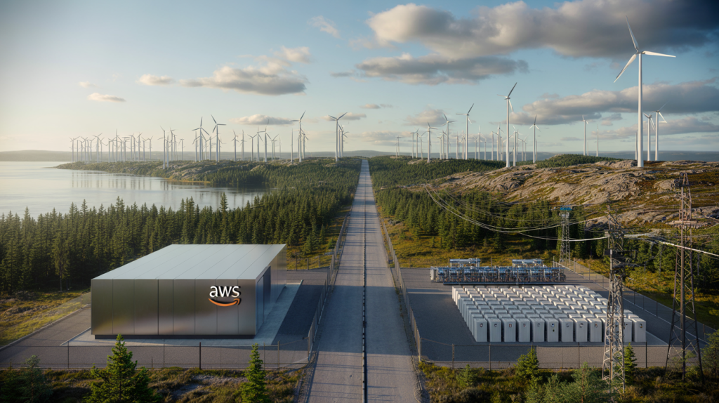 Amazon 200 MW wind Sweden