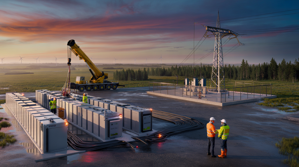 ELESELA financial close 20 MWh storage Lithuania