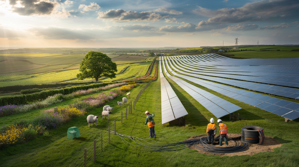 Enviromena parque solar Inglaterra