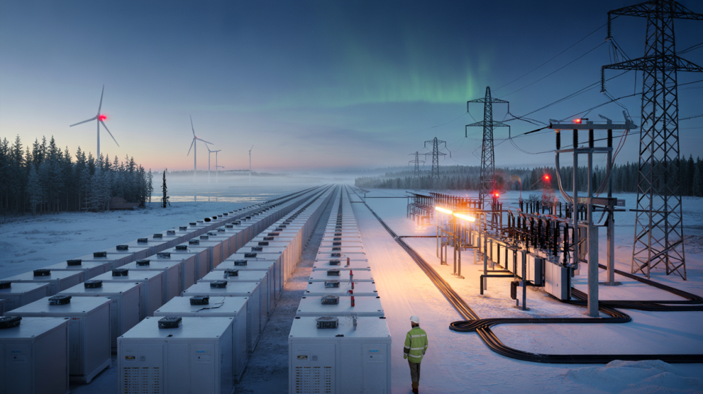 Finland 50MW battery storage project