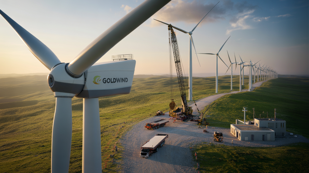Goldwind contrato de turbinas eólicas 78 MW