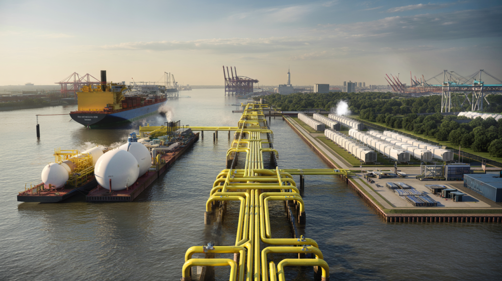 Hamburg hydrogen connector project