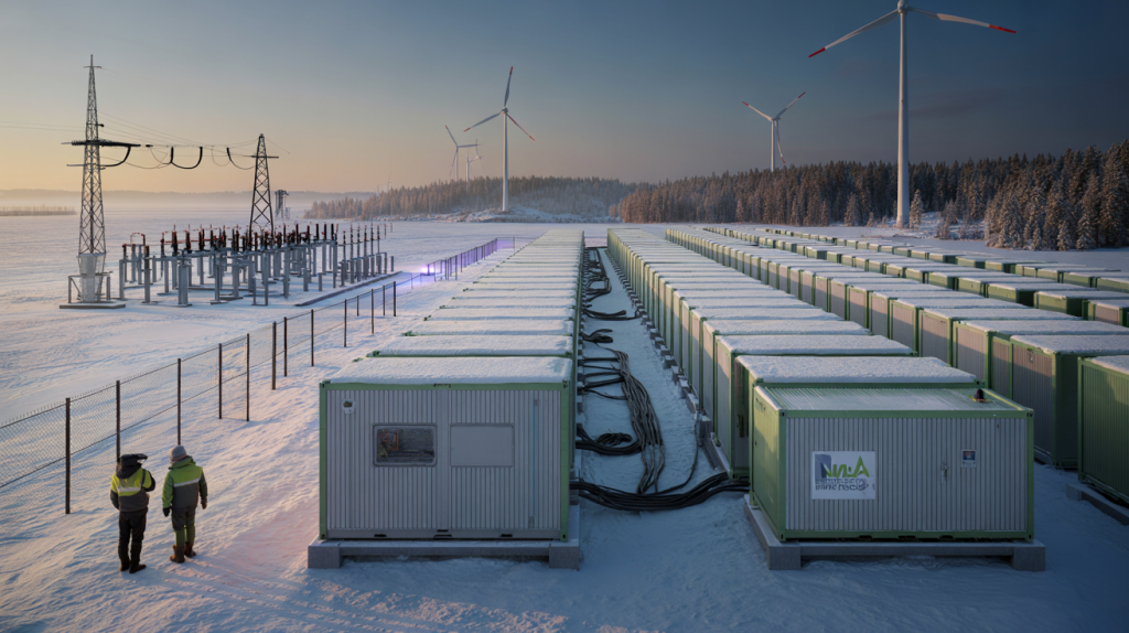 Nala Renewables 50 MW battery Finland