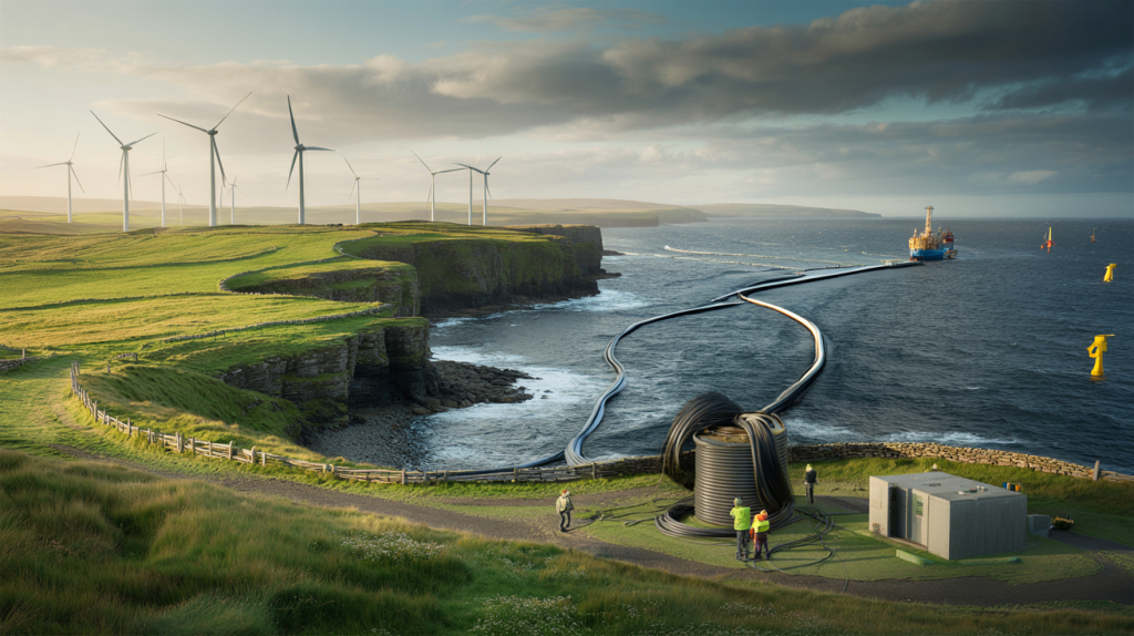 Orkney Islands wind farm project