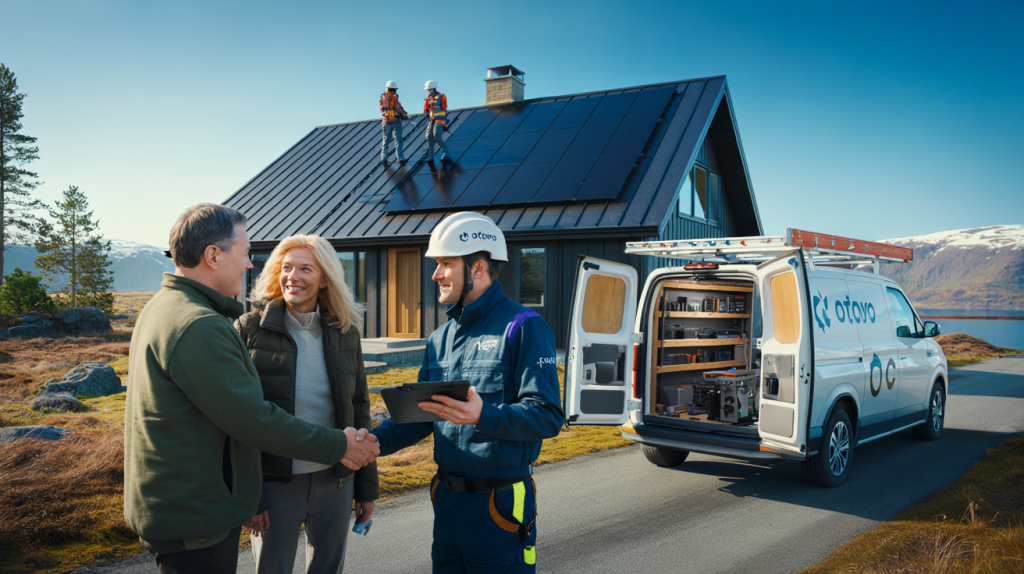 Otovo Norway solar services acquisition