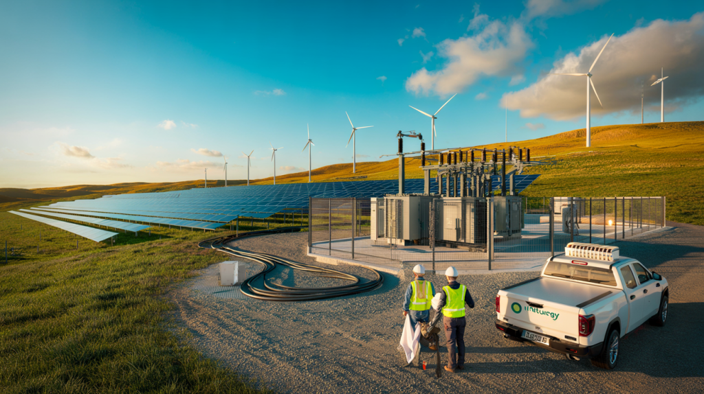 Permiso Naturgy para planta solar en parque eólico