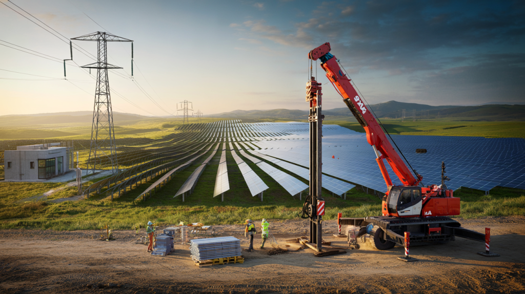 Sany proyecto solar en Rumanía