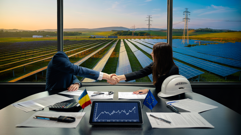 Solar project financing Romania