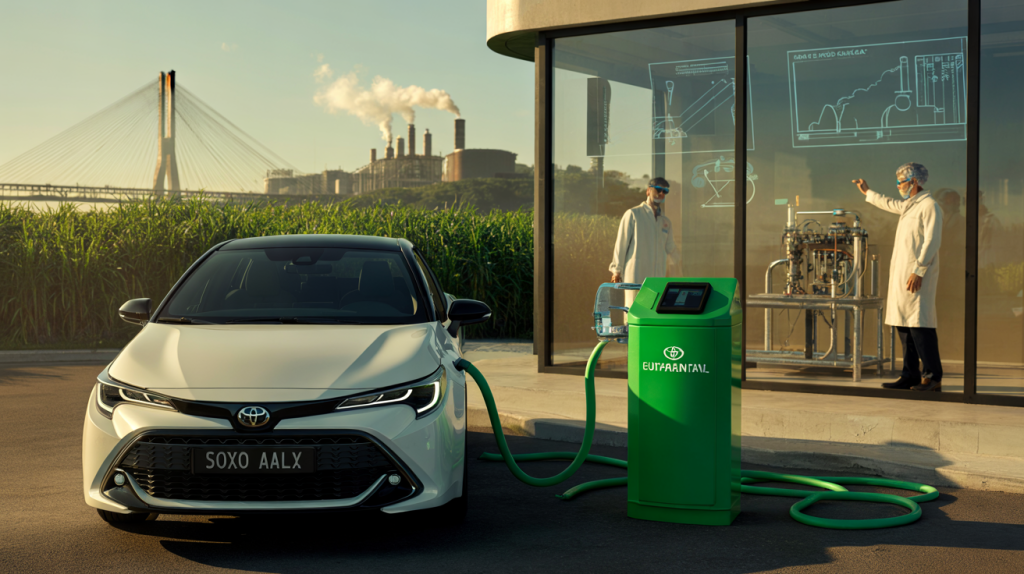 Toyota centro de biocombustibles Brasil
