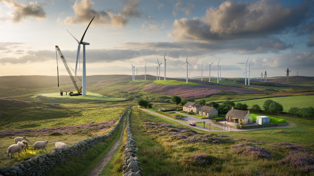 UK onshore wind farms