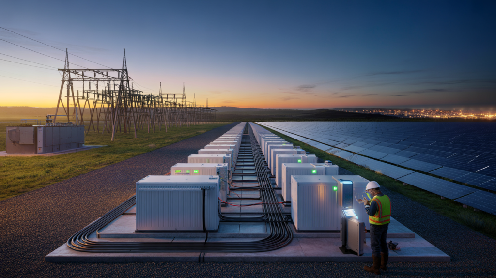 almacenamiento de energía con baterías (BESS)