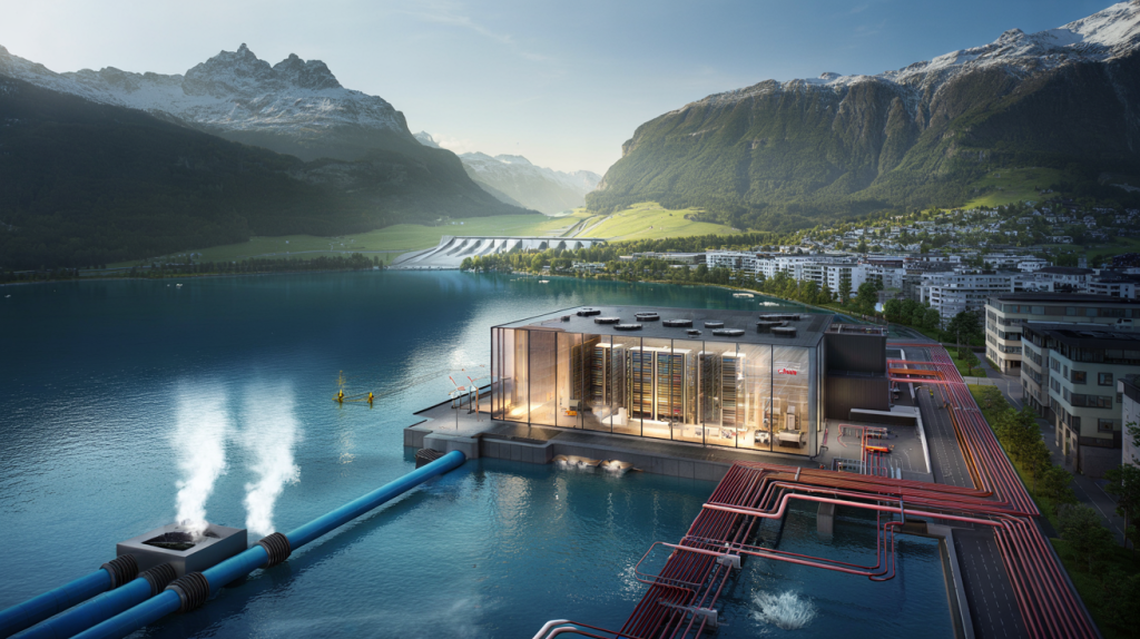 centros de datos con energía renovable en Suiza