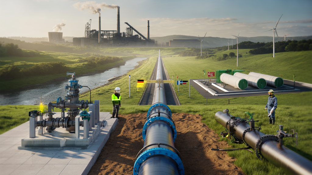 gasoducto de hidrógeno en Saarland (Sarre) Alemania