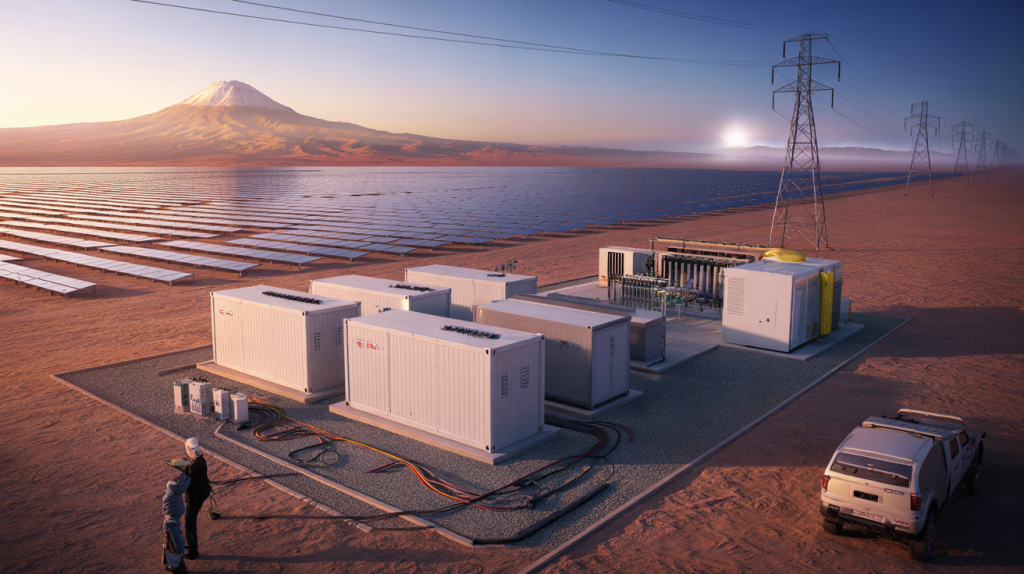 proyecto de almacenamiento de energía con baterías Chile