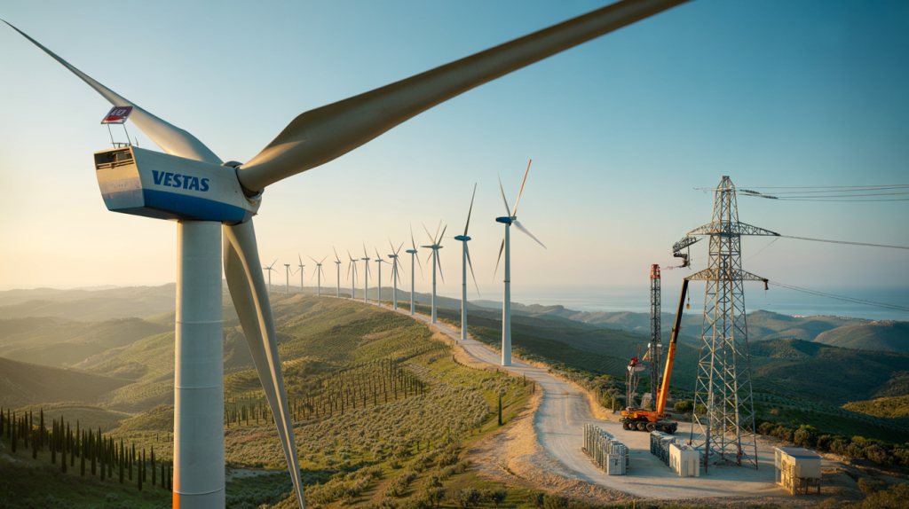 proyecto eólico 65 MW Vestas Italia