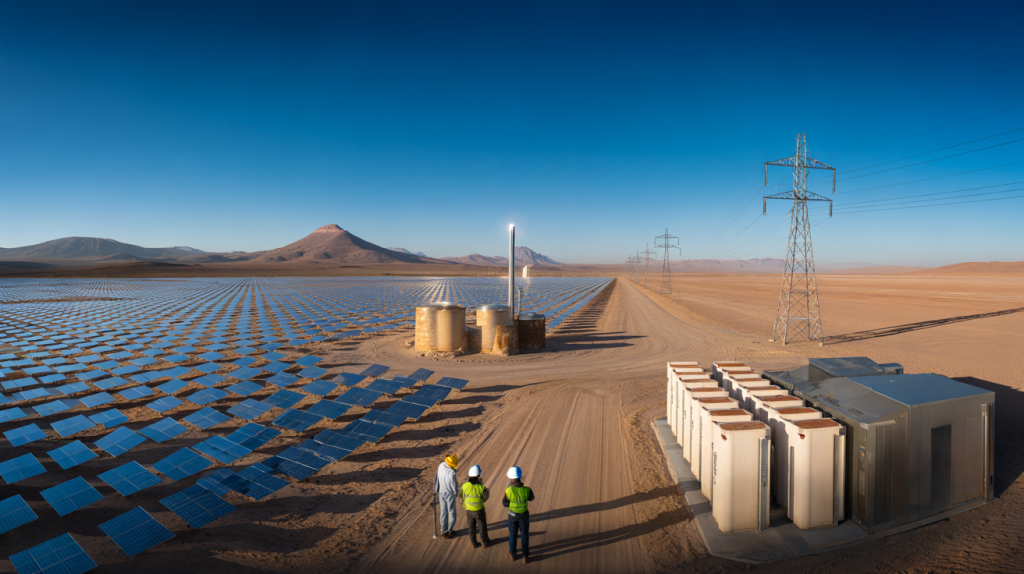 proyectos solares a gran escala Chile
