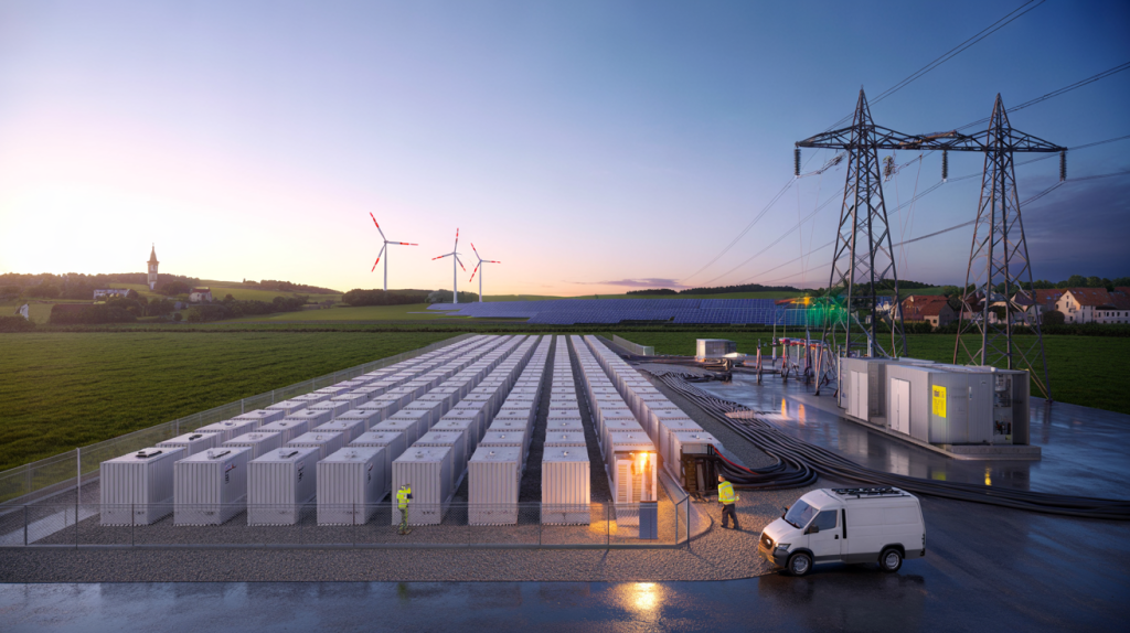 100 MW 400 MWh battery storage Germany