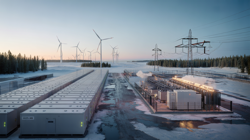 125 MW battery energy storage project Finland