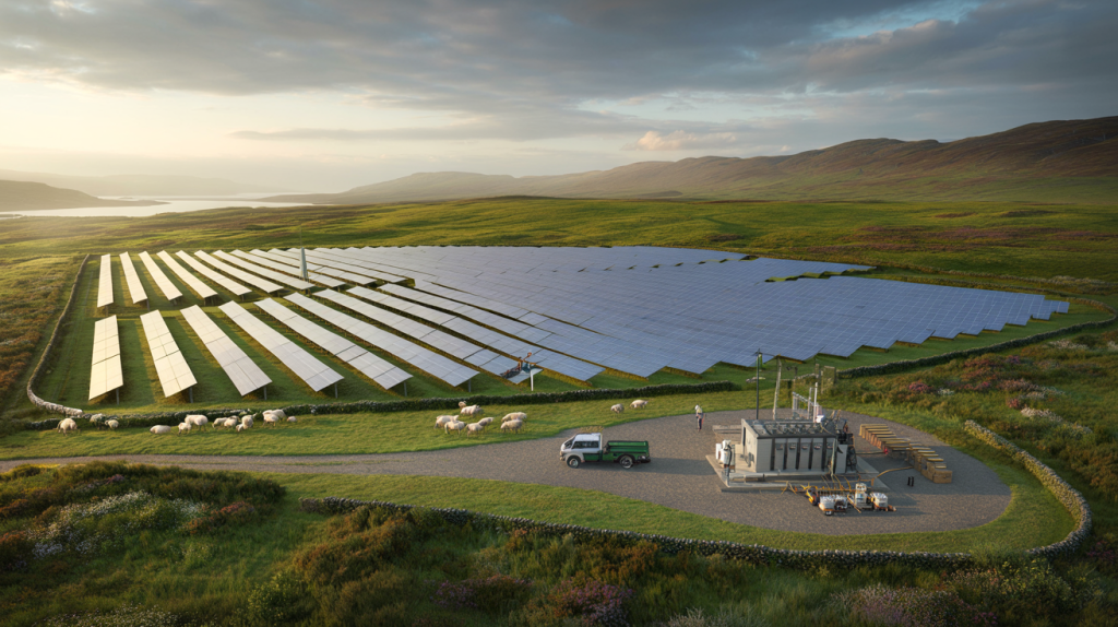 25 MW solar farm Scotland