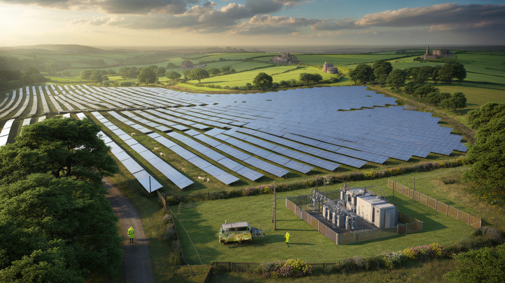 49.9 MW solar park UK