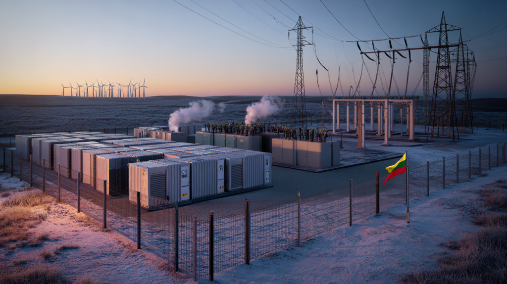 56 MW battery energy storage Lithuania