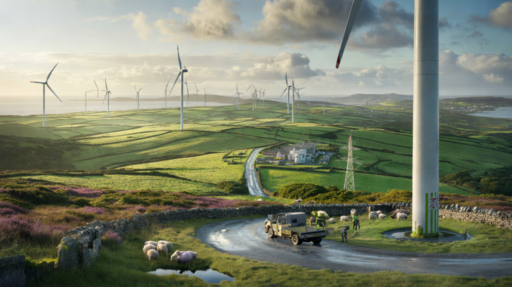 77 MW Irish wind farms