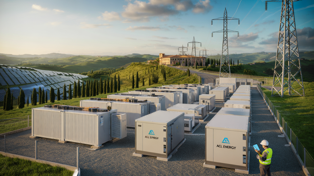 ACL Energy battery storage Italy