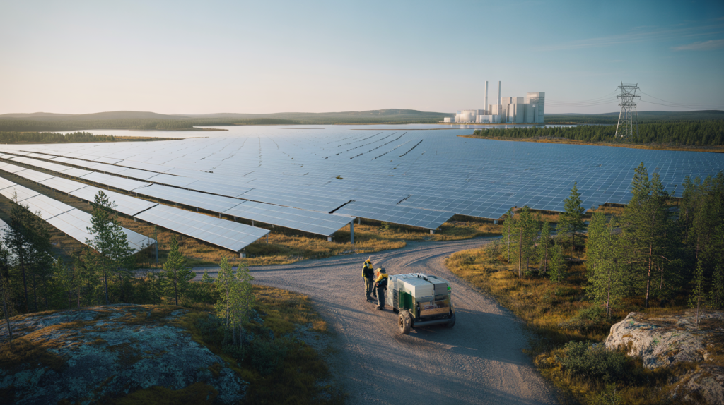 Alight Autoliv 101 MWp solar park Finland