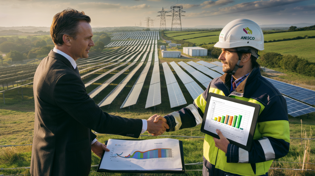 Anesco solar financing UK