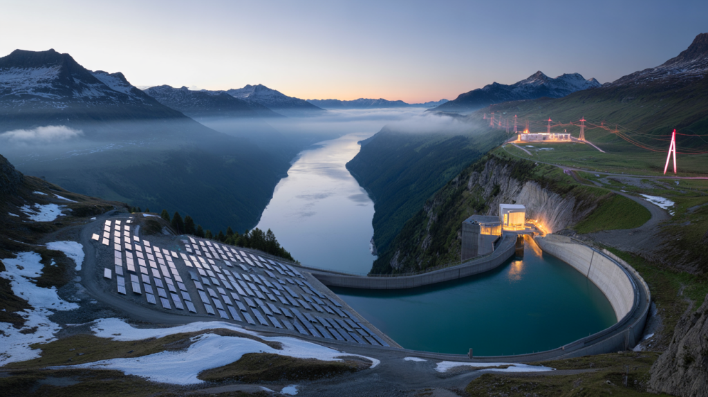Axpo almacenamiento de energía Suiza