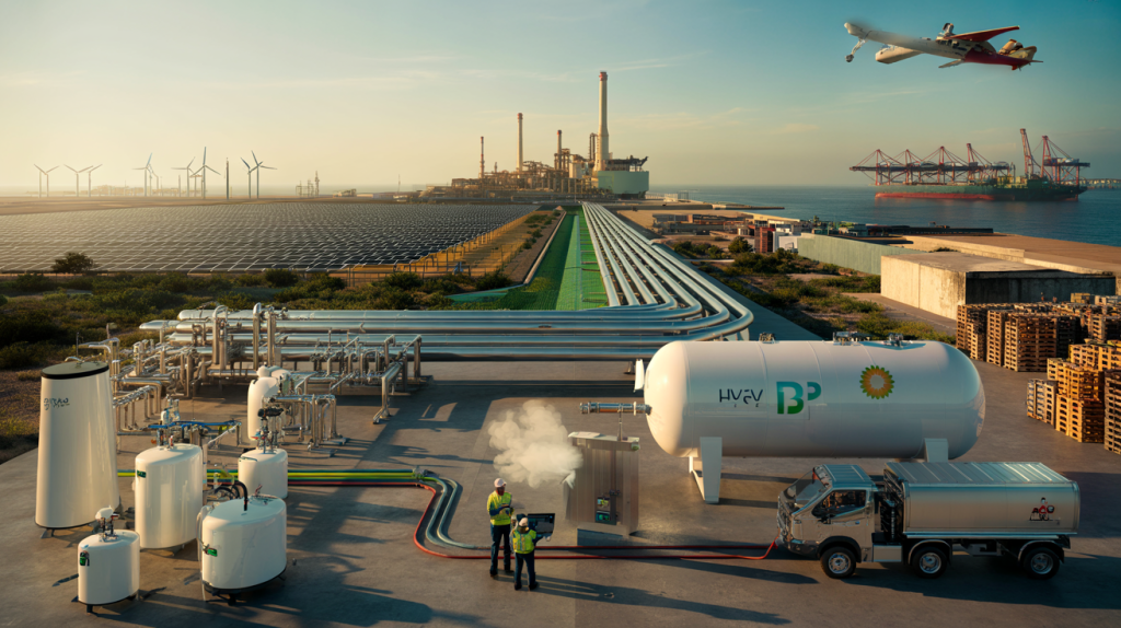 BP hidrógeno renovable H2 España