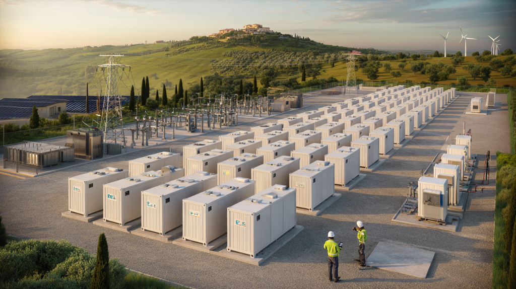 BW ESS 107 MW battery Italy
