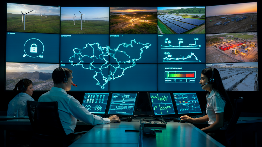 EDF Power Solutions Brazil remote operations center