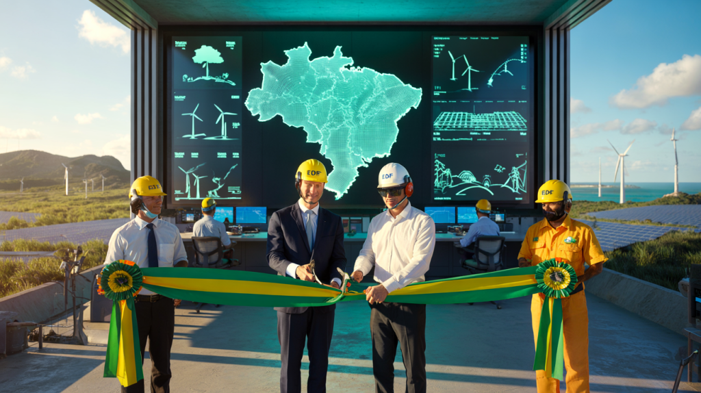 EDF ribbon cutting Brazil remote operations center