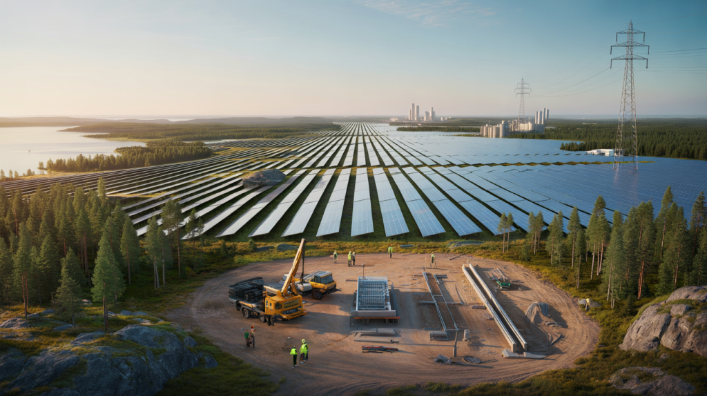 Enersense parque solar Alight Finlandia