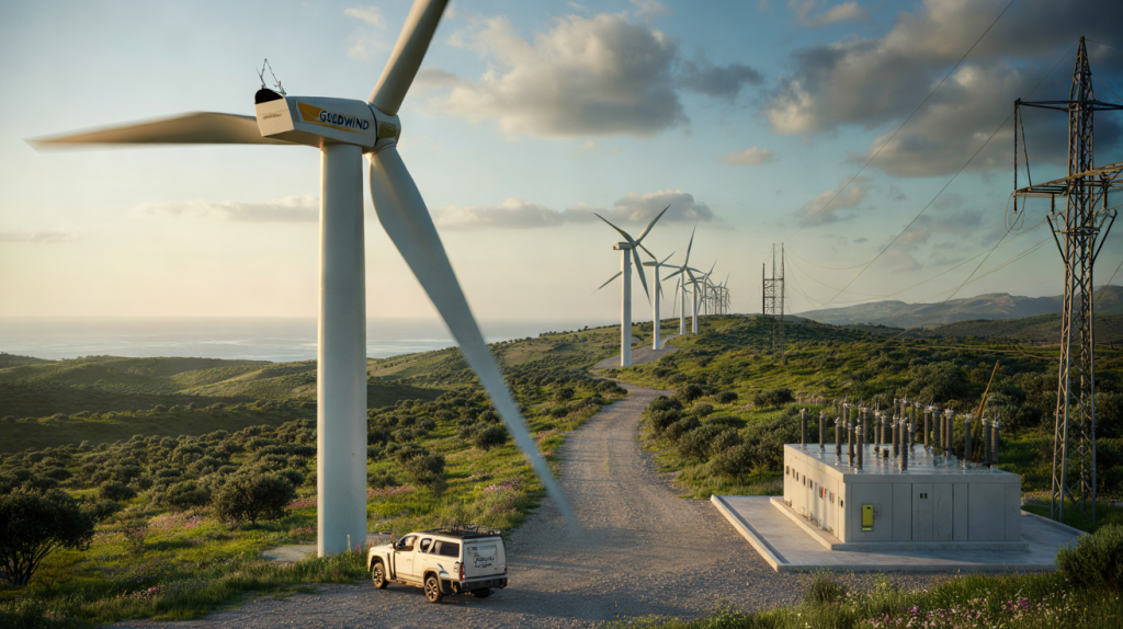 Entek Goldwind wind project Turkey