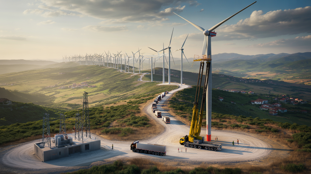 Envision turbinas eólicas Macedonia del Norte 131 MW