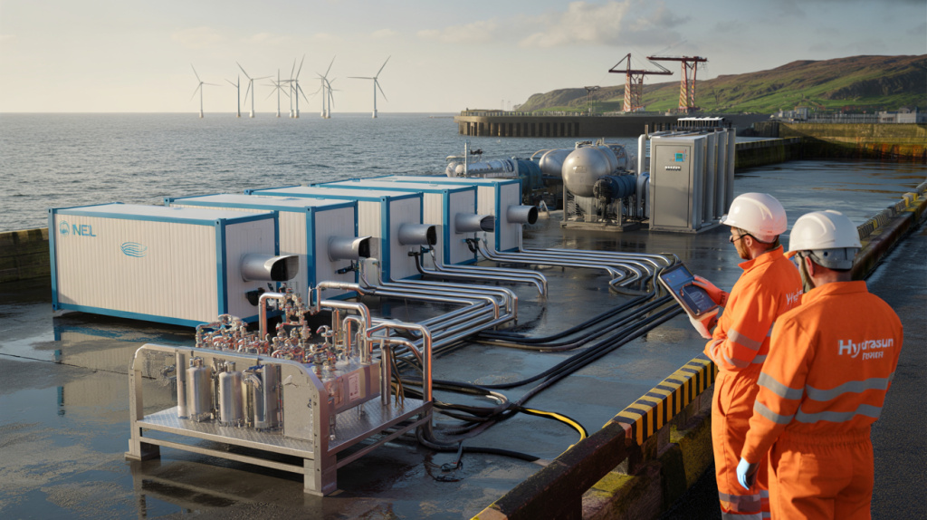 Hydrasun Nel electrolysers Scotland