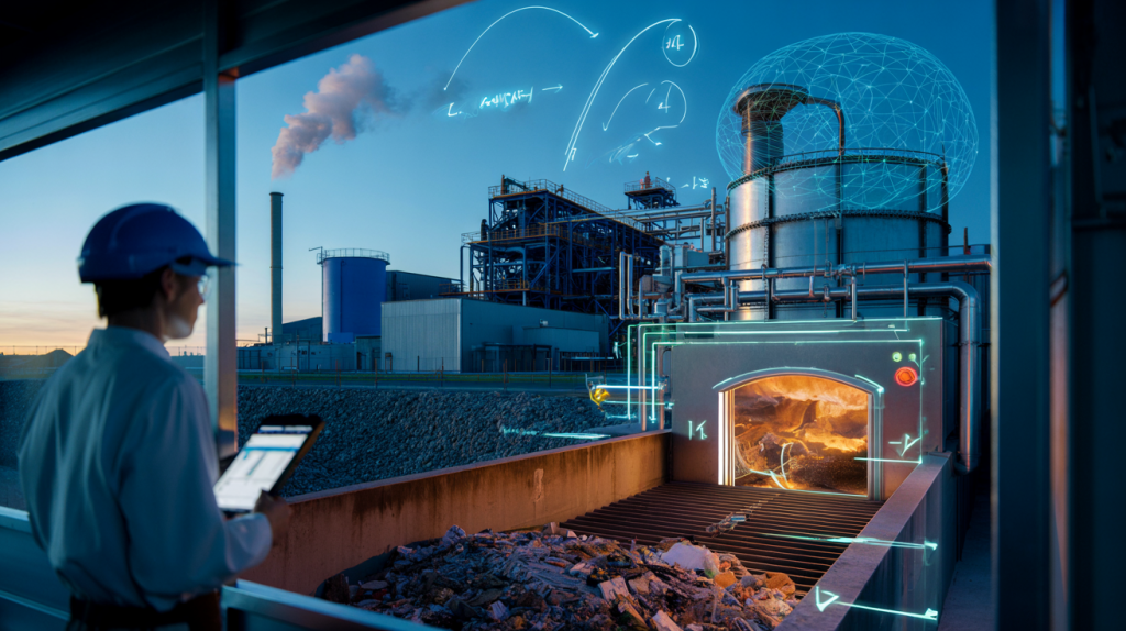 IA en plantas waste-to-energy