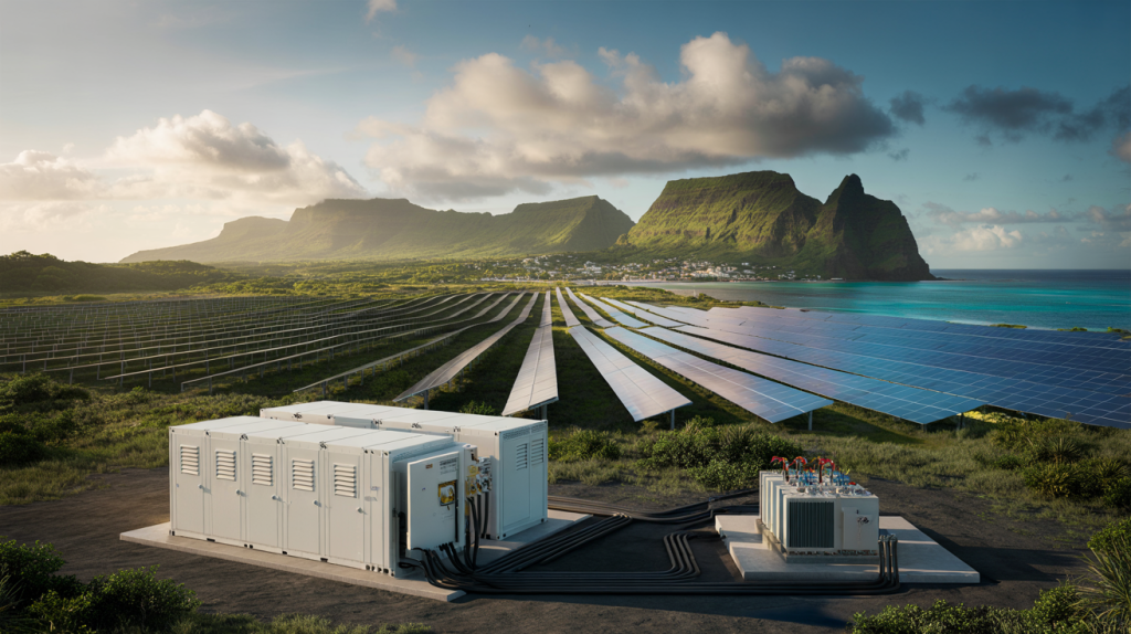 Isla de La Reunión almacenamiento de energía en baterías
