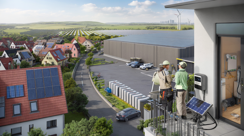 Los Verdes de Alemania energía solar