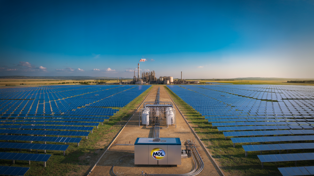 MOL 37.4 MWp planta solar Hungría