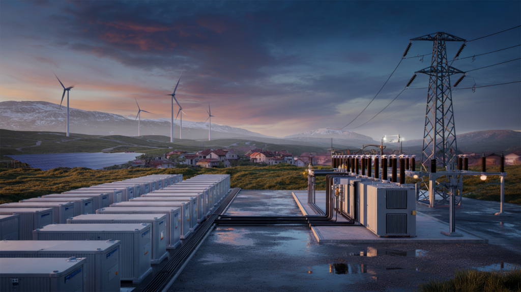 Macedonia del Norte almacenamiento de energía en baterías