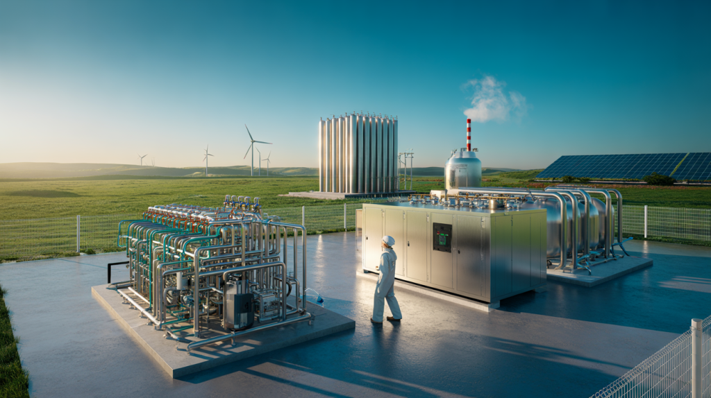 Metacon alkaline electrolyser