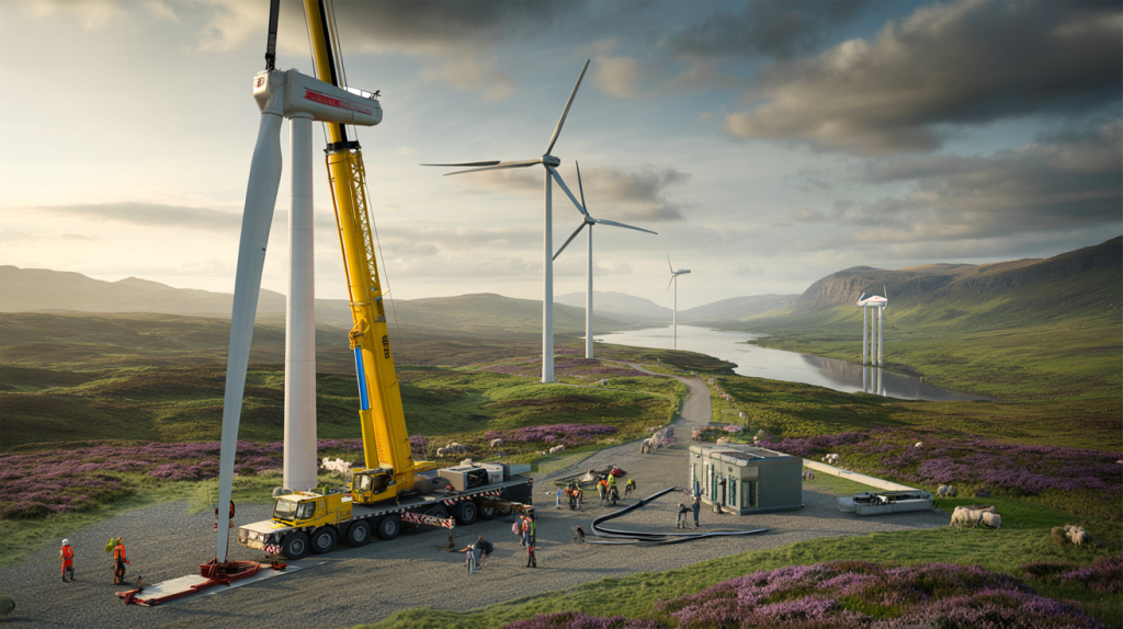 Nadara wind farm repowering Scotland