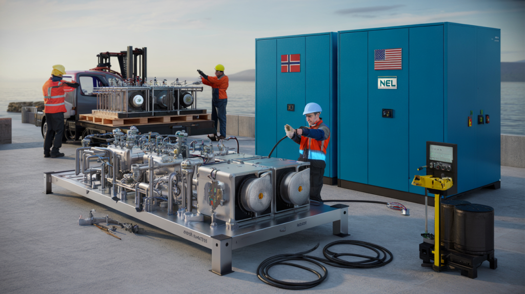 Nel Hydrogen electrolyser assembly UK