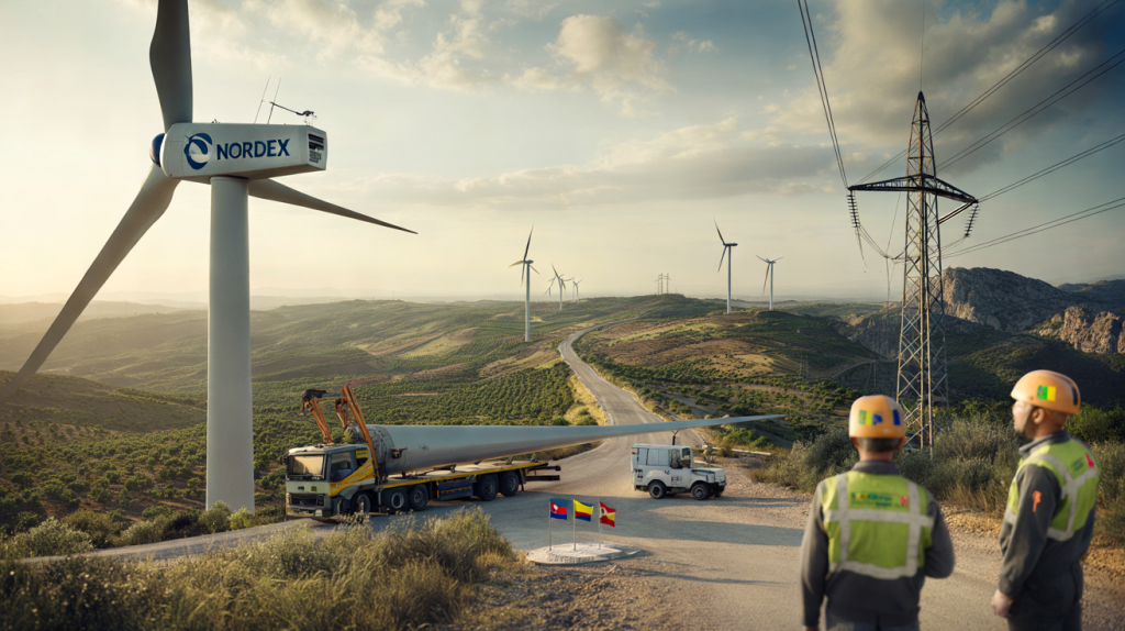 Nordex 175 MW pedidos en Francia, Portugal y España
