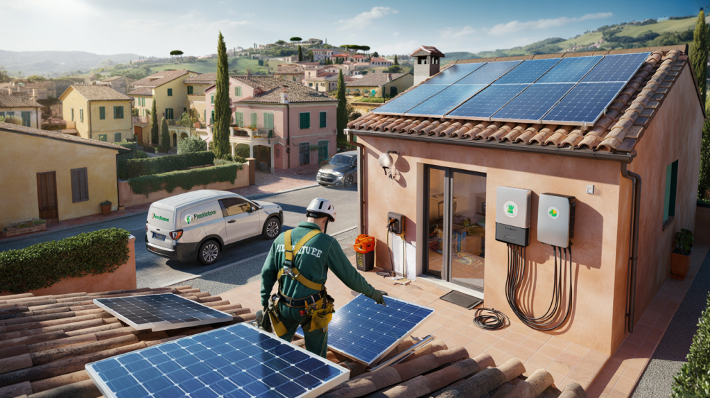 Plenitude energía solar Italia
