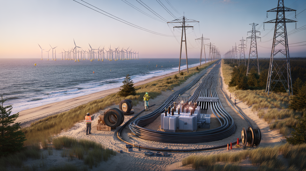 Polish grid operator permit offshore wind line